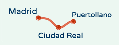 Ruta de MADRID - CR - PUERTOLLANO