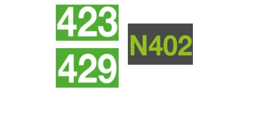 MODIFICACIONES EN LÍNEAS INTERURBANAS (423 - 429 Y N402) DESDE EL 20 DE ENERO DE 2025